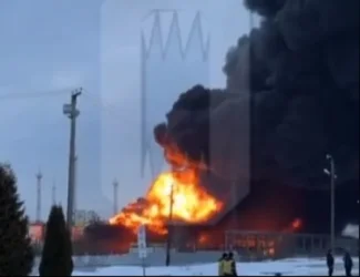 ՏԵՍԱՆՅՈՒԹ․ Խոշոր հրդեհ՝ ՌԴ նավթաբազայում՝ ուկրաինական ԱԹՍ-ի հարձակումից հետո