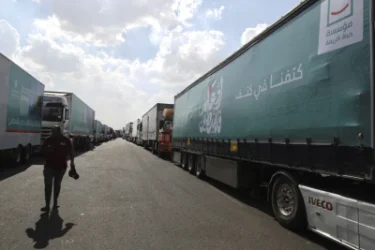 Բեռնատարների շարասյուն է մտել Գազա