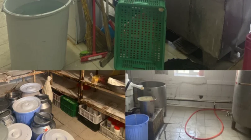 Խախտումներ՝ «Համով կաթ» ընկերության արտադրամասում. գործունեությունը կասեցվել է