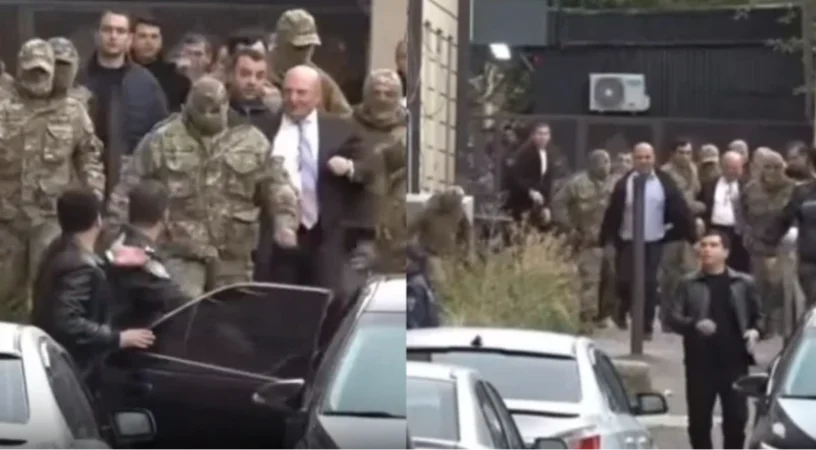 Վարդան Ղուկասյանը դուրս եկավ քաղաքապետարանի հետնամուտքից