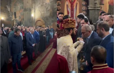 Փաշինյանը Հովհաննավանքում նորից պատարագի կմասնակցի