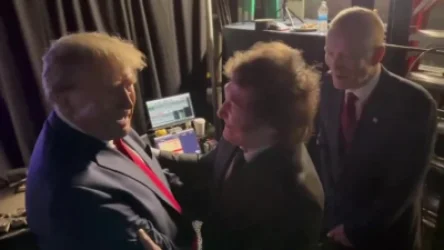 ՏԵՍԱՆՅՈՒԹ. Արգենտինայի նախագահը չի կարողացել թաքցնել իր ուրախությունը Թրամփի  հետ հանդիպման ժամանակ