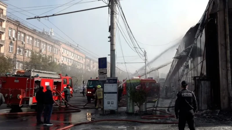 «Երևան Սիթի»-ում խոշոր հրդեհի դեպքի առթիվ քրեական վարույթ է նախաձեռնվել հրկիզման հոդվածով