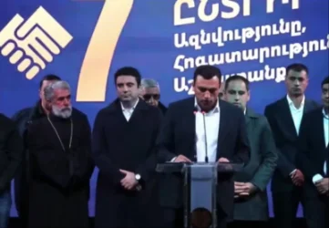 Վաղարշապատում ՔՊ-ն ամփոփեց հանրահավաքը