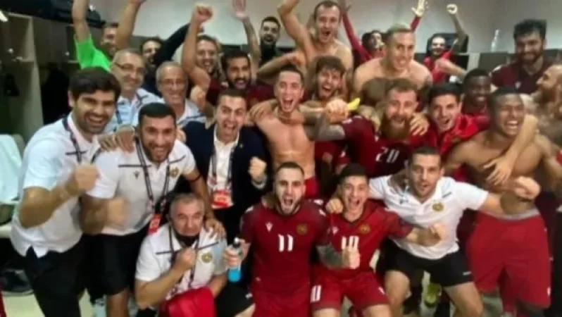 ՀՖՖ-ն լուսանկար է հրապարակել խաղի հաղթական ավարտից  հետո