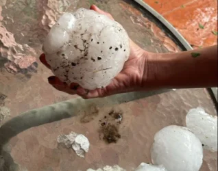 ՏԵՍԱՆՅՈՒԹ. Մեքսիկայի հյուսիս-արևելքում խնձորի չափ կարկուտ է տեղացել