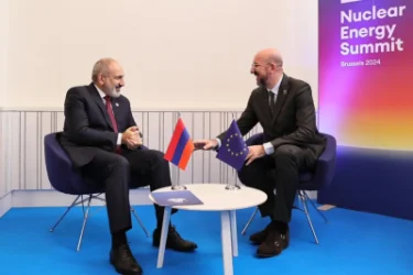 ՏԵՍԱՆՅՈՒԹ. Նիկոլ Փաշինյանը հանդիպել է Շառլ Միշելի հետ