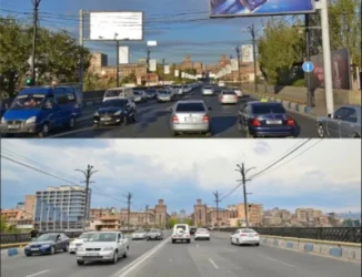 ՏԵՍԱՆՅՈՒԹ․ Գովազդային վահանակներն ամբողջությամբ հեռացվել են Բաղրամյան պողոտայից և Կիևյան կամրջից