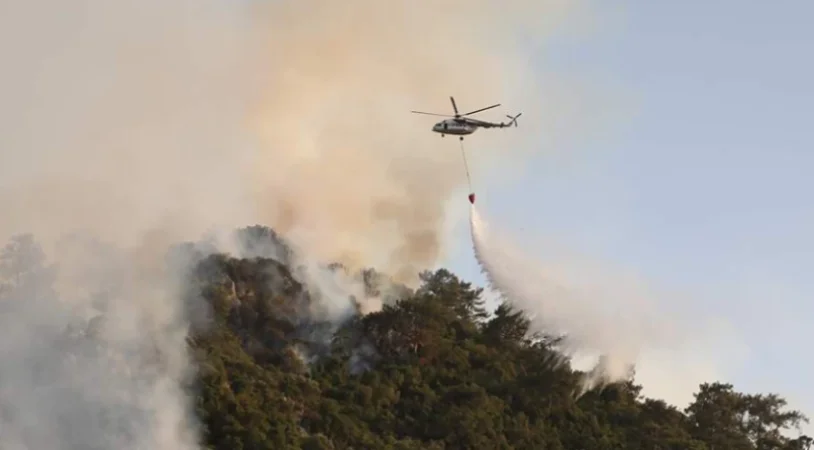 Անթալիայում անտառային հրդեհ է բռնկել