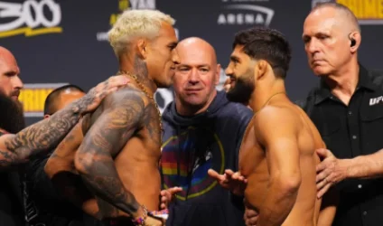 ՏԵՍԱՆՅՈՒԹ. «Հայացքների մենամարտ» Արմեն Ծառուկյանի և Չարլզ Օլիվեյրայի միջև՝ կայանալիք մրցաշարից առաջ