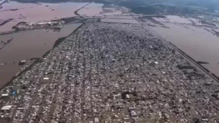 ՏԵՍԱՆՅՈՒԹ․ Բրազիլիայի հարավում ջրհեղեղների հետևանքով զոհերի թիվը հասել է 95-ի