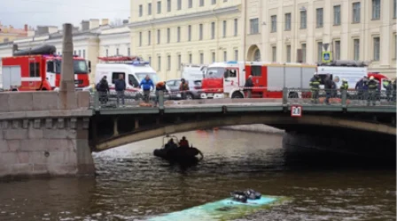 Սանկտ Պետերբուրգում գետն ընկած ավտոբուսի զոհերի թիվն ավելացել է