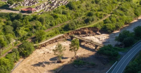 Արեն Մկրտչյանը՝ աղետի գոտում  իրավիճակի մասին