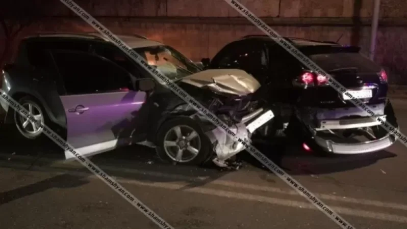 Խոշոր ավտովթար՝ Երևանում. 5 վիրավորներից 2-ը երեխաներ են