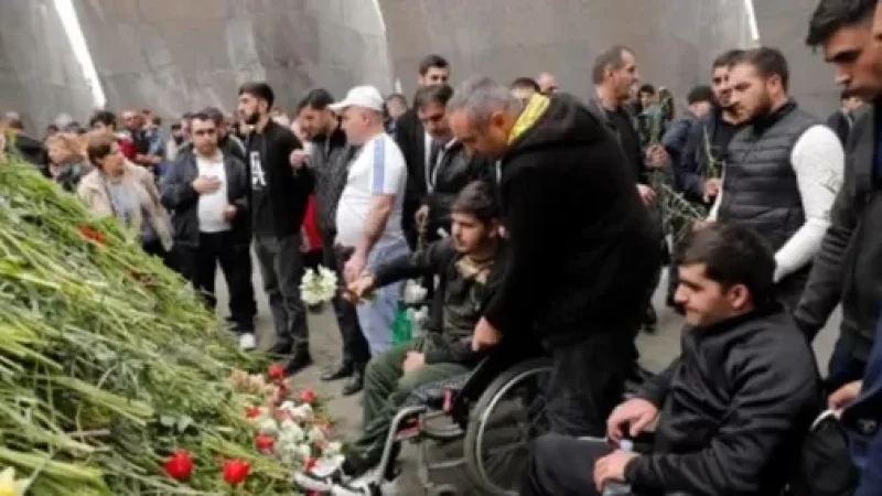 «Զինվորի տան» տղաները Ծիծեռնակաբերդում են