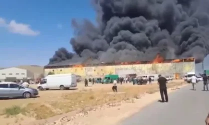 Ադրբեջանում այրվում է «Սադարակ» առևտրի կենտրոնը