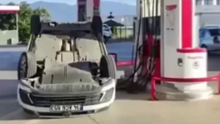 ՏԵՍԱՆՅՈՒԹ. Թուրքիայում կին վարորդը բենզալցակայան գալու էքստրեմալ միջոց է ցուցադրել