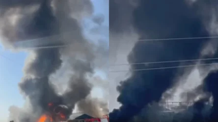 Խոշոր հրդեհ՝ Ջրվեժ գյուղի արտադրամասերից մեկում․ 6 մարտական հաշվարկ է մեկնել դեպքի վայր