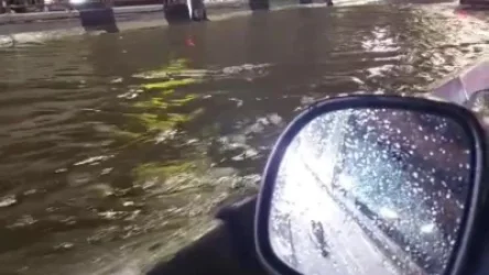 ՏԵՍԱՆՅՈՒԹ. Երևանից Արգավանդ տանող ճանապարհը՝ երեկվա անձրևից հետո