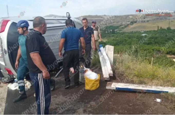 Կոտայքում բախվել են «Honda»-ն, «Mitsubishi»-ն ու «Kia»-ն, 1 զոհ ու 2 վիրավոր կա