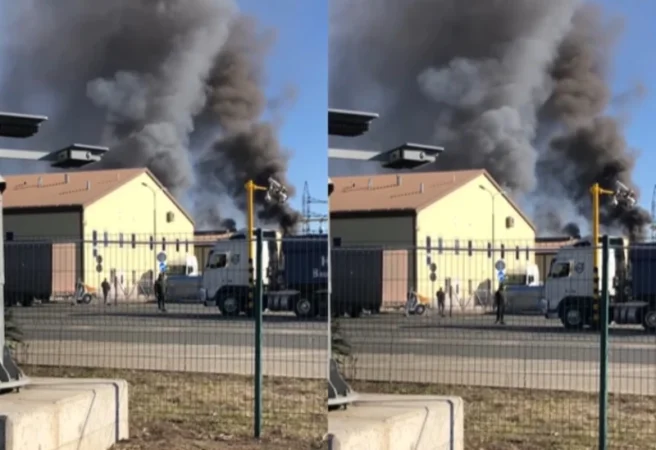 Բագրատաշենի անցակետի պահեստներից մեկում բռնկված հրդեհի հետևանքով կան տուժածներ