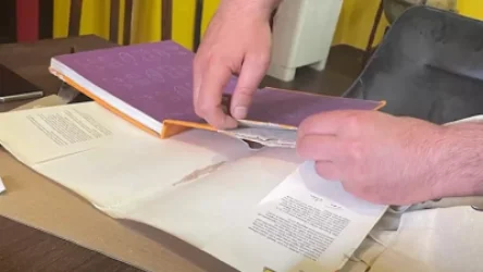 ՏԵՍԱՆՅՈՒԹ․ ՊԵԿ-ը հայտնաբերել է 1,5 կգ քաշով մեթամֆետամինով լցված կազմերով պատրաստված 2 գիրք