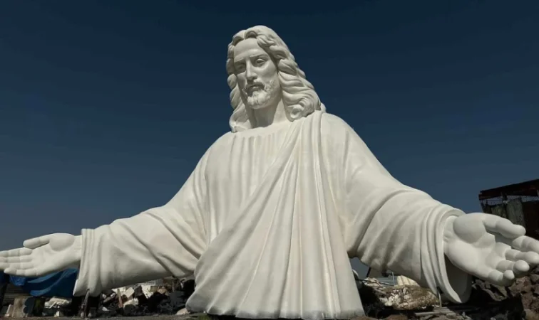 Մեկնարկել են Հիսուս Քրիստոսի արձանի տեղադրման աշխատանքները