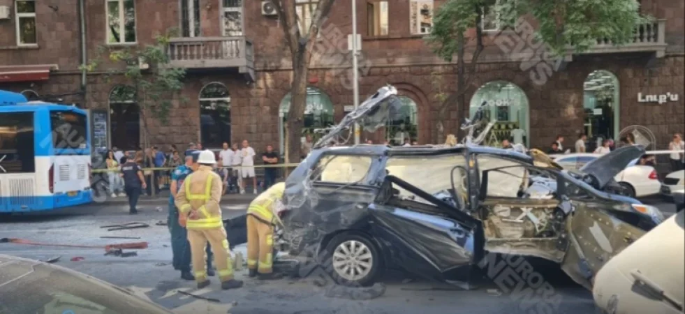 ՆԳՆ-ն՝ Ամիրյան փողոցում տեղի ունեցած խոշոր պայթյունի մասին