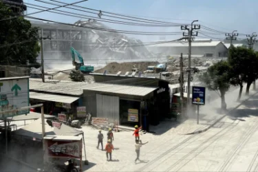 Ուժգին երկրաշարժի հետևանքով կան փլուզումներ. Թաիլանդ