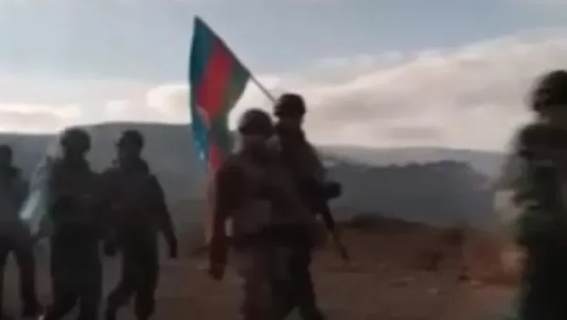 Video: Azerbaijani Flag in Syunik
