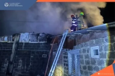 Գյումրիում տուն է այրվել