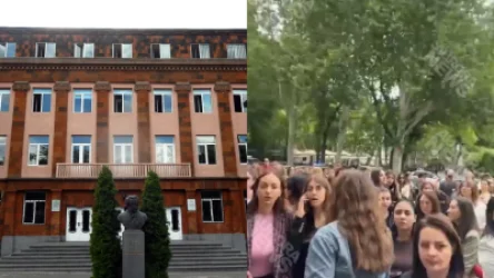 Պուշկինի դպրոցի ծնողներն արդեն ԿԳՄՍ-ի շենքի մոտ են․ նրանց պահանջը մեկն է