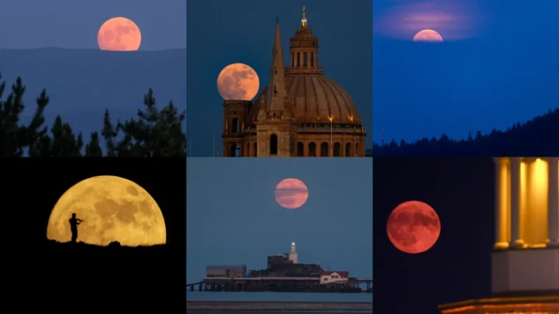 «Ելակե Լուսին»՝ աշխարհի մի շարք երկրների երկնքում