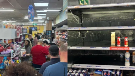 Իսրայելցիները շտապում են խանութներ