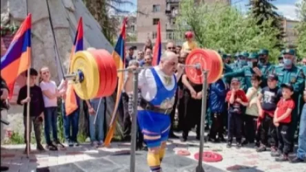 ՏԵՍԱՆՅՈՒԹ․ Գինեսի կրկնակի ռեկորդը հայ մարզիկը նվիրել է պատերազմում նահատակվածներին