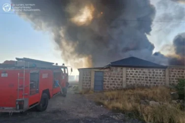 Ինչեր են այրվել Ջրվեժի սպունգի արտադրամասում բռնկված հրդեհից. նոր մանրամասներ