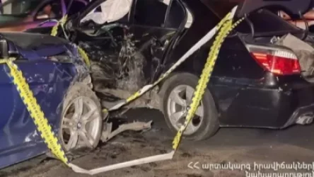 Բաղրամյան պողոտայում BMW–ներ են բախվել. կան տուժածներ