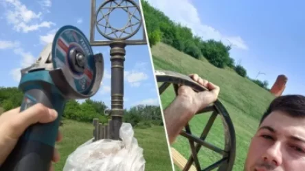 ԼՈՒՍԱՆԿԱՐ. Տղան սեփական նախաձեռնությամբ ապամոնտաժել է հուշարձանի տարօրինակ խորհրդանիշը