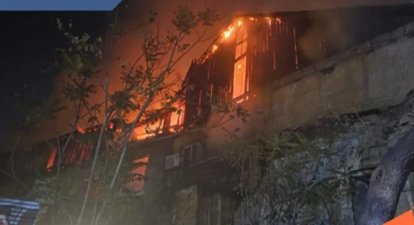 Նոր մանրամասներ գիշերը Պուշկինի փողոցի շենքերից մեկում բռնկված խոշար հրդեհից