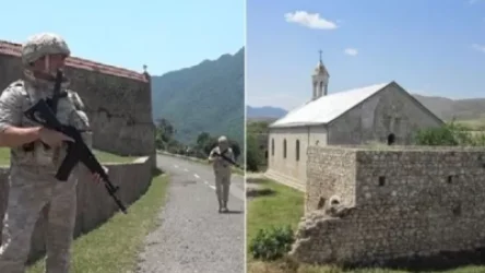 Ամարասի վանքի վրայից կրկին իջեցվել է Արցախի դրոշը. ռուս սպան կոշտ կերպով ասել է այլևս չդնել. Aysor. am