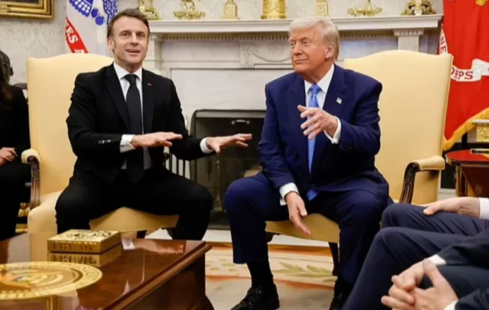 Մակրոնը գովել Է Թրամփին՝ Ուկրաինային աջակցելու  համար