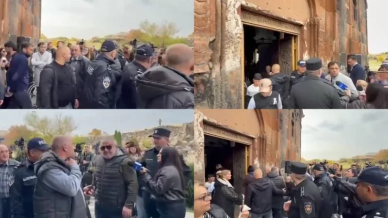 Աղոթքին գալուց եկել հարց եք տալիս. Հովհաննավանքի մուտքի մոտ իրավիճակը պարբերաբար լարվում է