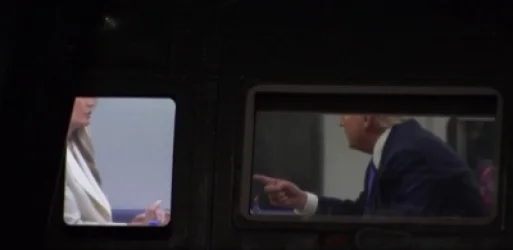 Թրամփի և Մելանիայի վեճը նկարահանվել է տեսախցիկով