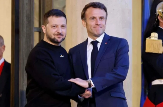 Մակրոնը Զելենսկուն ներկայացրել է Ուկրաինայի շուրջ միջազգային քննարկումների արդյունքները