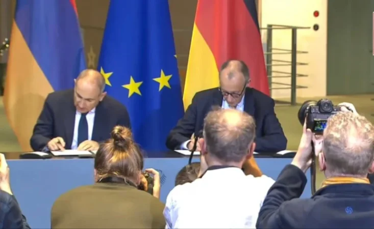 Ստորագրվեց Գերմանիայի և Հայաստանի միջև երկկողմ գործընկերության ռազմավարական օրակարգի հռչակագիրը