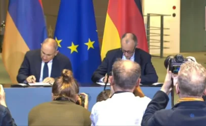 Ստորագրվեց Գերմանիայի և Հայաստանի միջև երկկողմ գործընկերության ռազմավարական օրակարգի հռչակագիրը