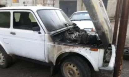 Հրկիզվել է «Սյունյաց երկիր» թերթի ավտոմեքենան