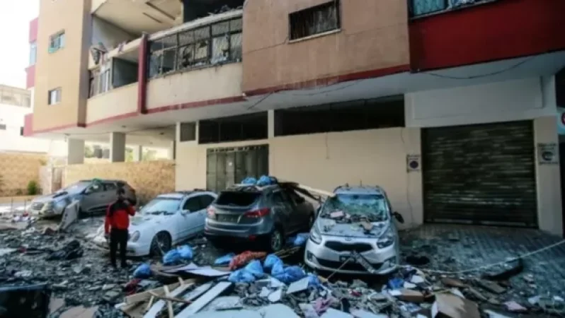 Գազայի հատվածում հրթիռային հարվածից փլուզվել է բարձրահարկ շենք, որում տեղակայված էին մի շարք միջազգային ԶԼՄ-ներ