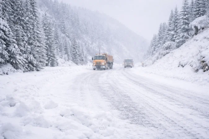 Մի շարք ավտոճանապարհներ փակ են բքի պատճառով