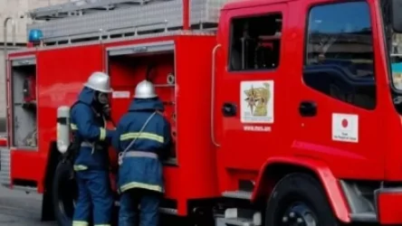 Հրդեհ Պուշկին-Սարյան փողոցների խաչմերուկում